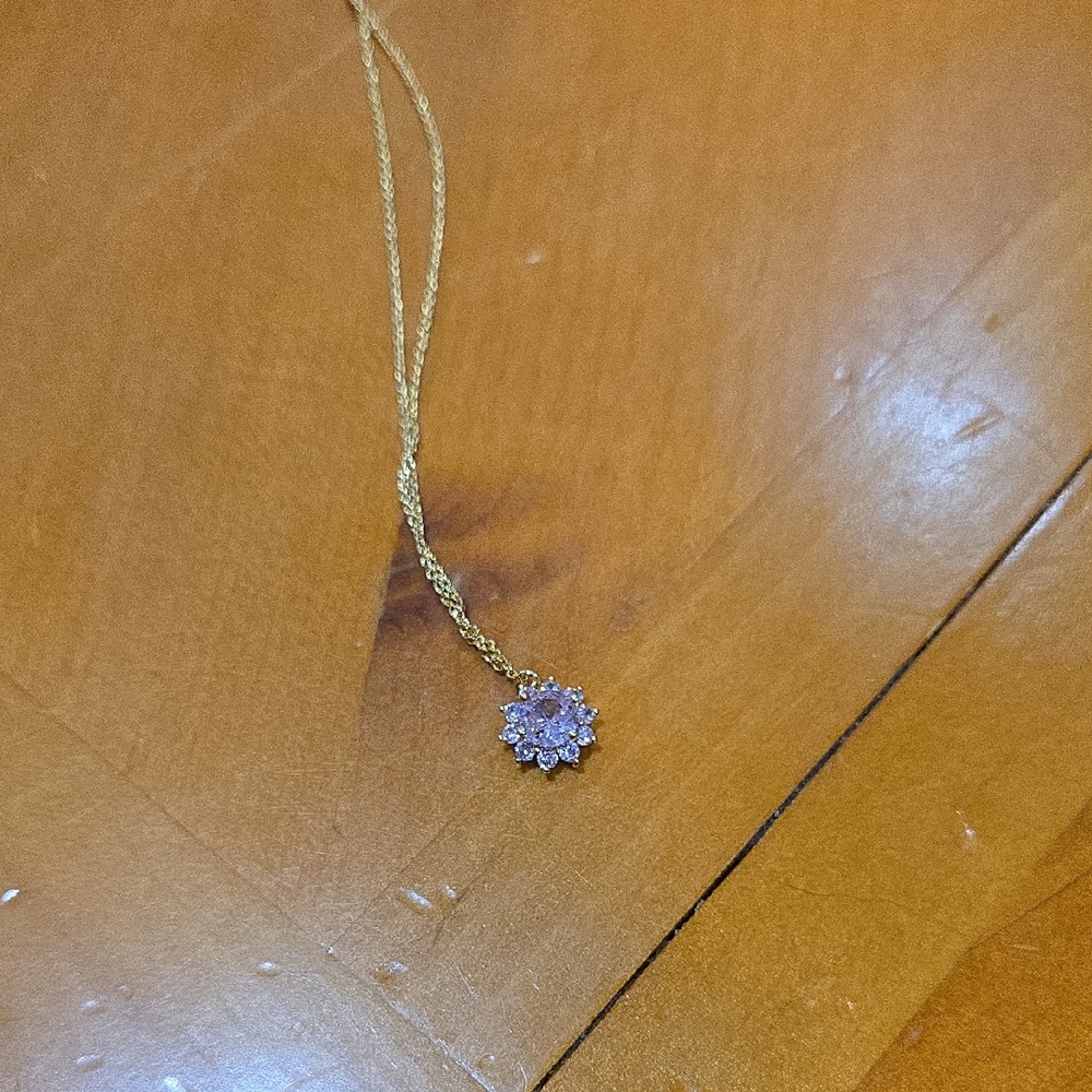 Kate Spade Sunny Necklace In Light Rose